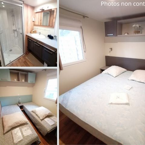 Mobile home 6 persons - Manado PREMIUM -2 bedrooms 40m²- *Clim, terrace, TV*, TV*.