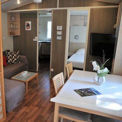MOBILE HOME 6 people - Blueberry 3  PREMIUM – 2 bedrooms, 40m² – *Air conditioning, terrace, TV*