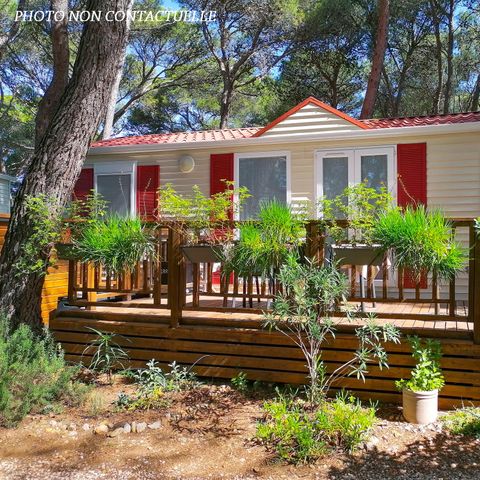 MOBILE HOME 4 people - Sumba  COMFORT – 2 bedrooms, 32m² – *Air conditioning, terrace, TV*