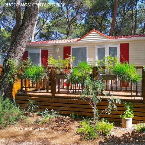 MOBILHOME 4 personnes - Sumba  CONFORT -2 chambres 30m²- *Clim, terrasse, TV*