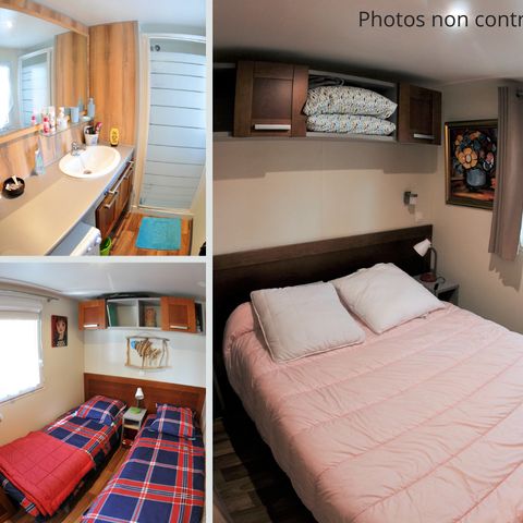 MOBILHOME 4 personnes - Sumba  CONFORT -2 chambres 32m²- *Clim, terrasse, TV*