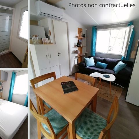 Mobile home 4 persons - Grand Large CONFORT -2 bedrooms 30m²- *Clim, terrace, TV*.