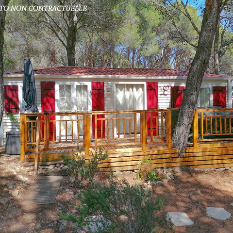 MOBILE HOME 4 people - Blueberry  PREMIUM – 2 bedrooms, 32m² – *Air conditioning, terrace, TV*