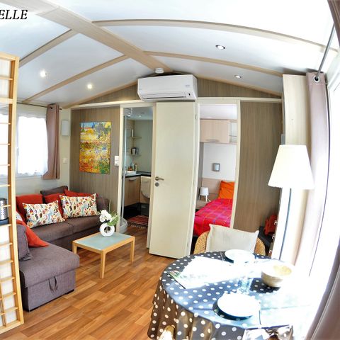 MOBILE HOME 4 people - Blueberry  PREMIUM – 2 bedrooms, 32m² – *Air conditioning, terrace, TV*