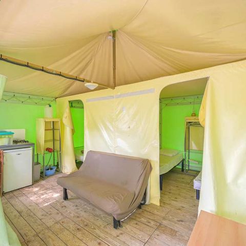 CANVAS BUNGALOW 4 people - STANDARD without sanitary facilities