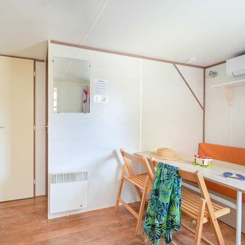 MOBILHOME 2 personnes - Mobil-home standard - 15 m² (1 chambre - climatisation - TV)