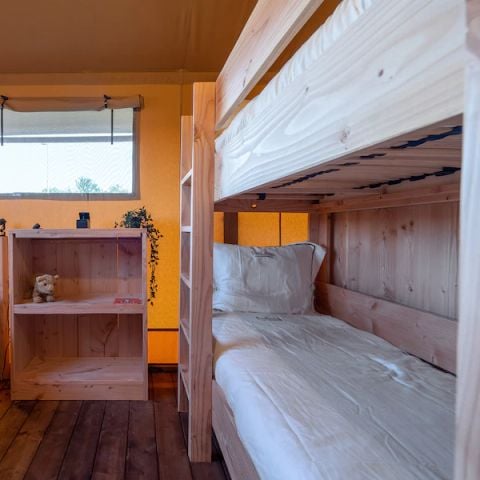 Tent van canvas en hout 5 personen - Taiga