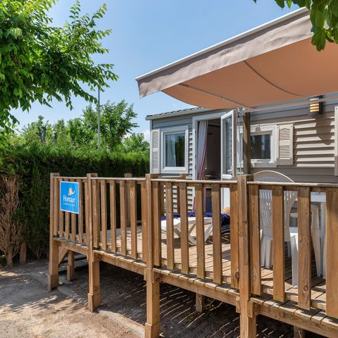 Mobilhome 6 personnes - Mobil-home | Classic | 2 Ch. | 4/6 Pers. | Terrasse surélevée | Clim.