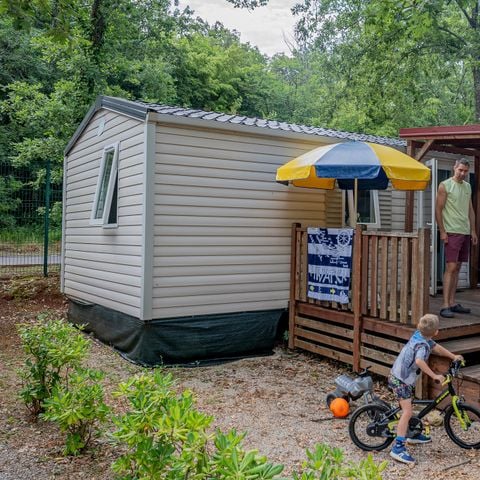 Mobile home 4 persons - Mobile-home | Comfort | 2 Bedrooms | 4 Pers. | Raised terrace | Air-con.