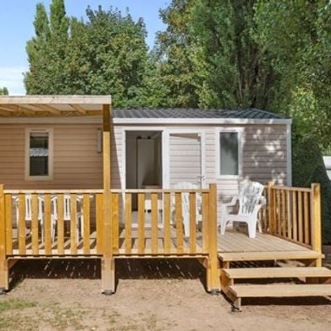 Stacaravan 5 personen - Mobile-home | Comfort | 2 Slaapkamers | 5 Pers. | Verhoogd terras | Airconditioning