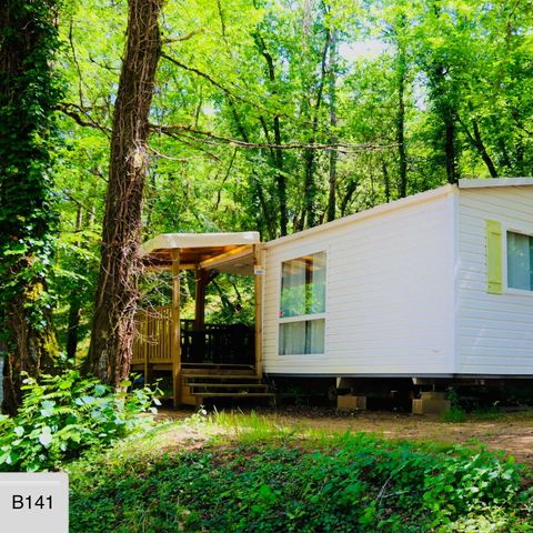 Bungalow 4 personen - Stacaravan | Klassiek | 2 Slaapkamers | 4 Pers. | Single terras