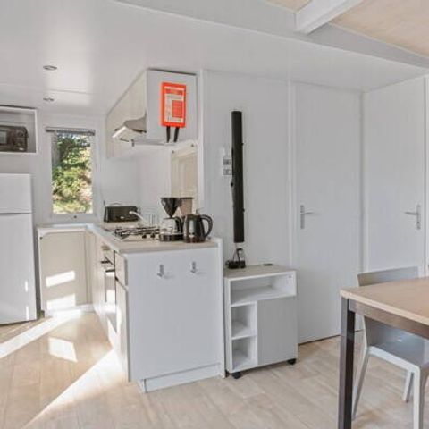 Stacaravan 5 personen - Stacaravan | Comfort | 2 Slaapkamers | 5 Pers. | Verhoogd terras