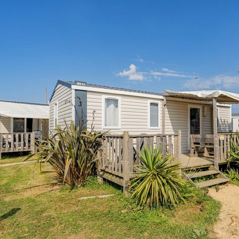 Mobile home 5 persons - Mobile-home | Comfort | 2 Bedrooms | 5 Pers. | Raised terrace