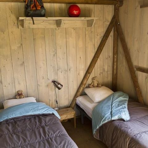 Tente en toile et en bois 6 personnes - Lodge