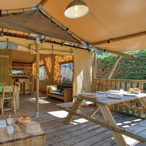 TENDA DA CAMPEGGIO 5 persone - Legno