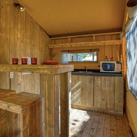 TENDA DA CAMPEGGIO 5 persone - Legno