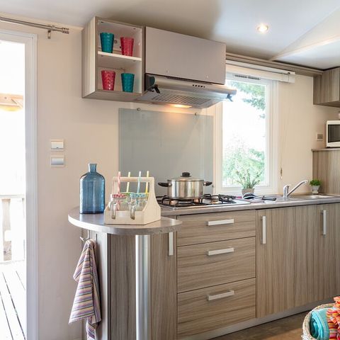 MOBILE HOME 5 people - Mobile-home | Comfort XL | 2 Bedrooms | 5 Pers. | Raised terrace | Air conditioning