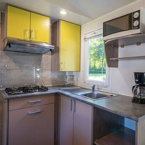 MOBILHOME 6 personas - Mobil-home | Clásico | 3 Dormitorios | 6 Pers. | Terraza elevada | Aire acondicionado.