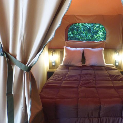 LODGE 5 people - Lodge tent VICTORIA 20m² + 10m² covered terrace