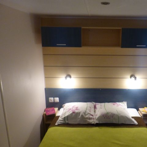 Mobilhome 6 personnes - 28m² - 2 chambres - 15 m² terrasse semi-couverte