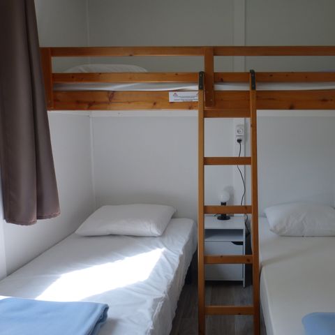 Chalet 5 personen - Chalet 22m² - 2 kamers + 10m² overdekt terras