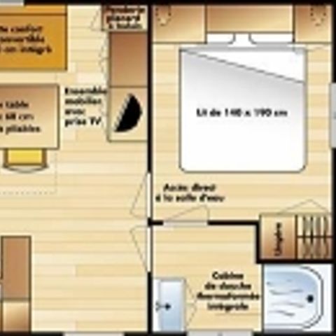 Mobile home 2 persons - Super Mercure