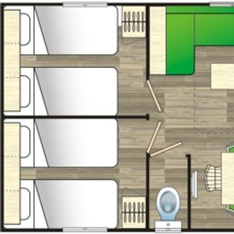 MOBILHOME 2 personas - Super Cordelia