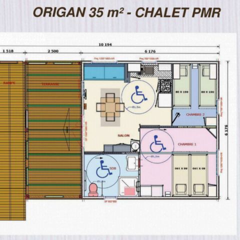 CHALET 4 persone - PMR