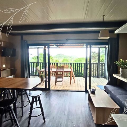 Chalet 5 Personen - Premium - Jacuzzi und Bergblick