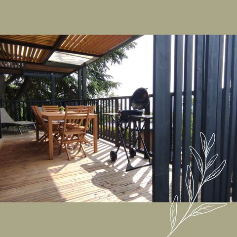 Chalet 5 personen - Premium - Jacuzzi en uitzicht op de bergen
