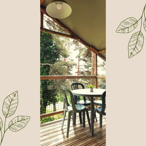 Glampingtent 2 personen - Boheemse hut