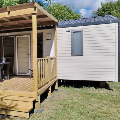 Stacaravan 4 personen - Stacaravan BAHIA - 2 slaapkamers 27 m² 4 pers