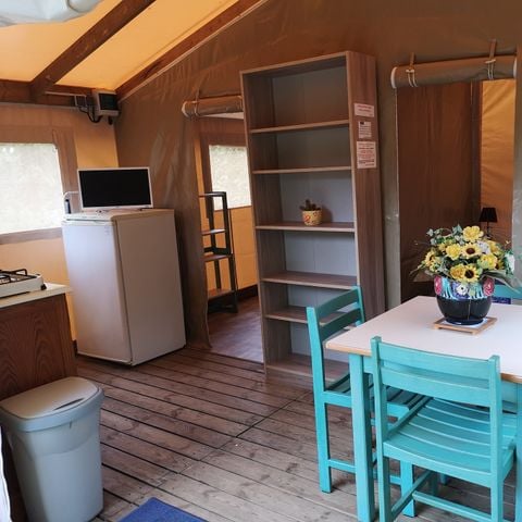 TENTE TOILE ET BOIS 4 personnes - Lodge Safari