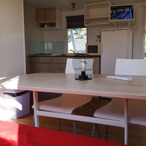 Stacaravan 4 personen - Mobilhome Essentiel - 2 slaapkamers, 4 personen