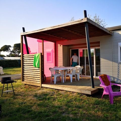 Mobilheim 6 Personen - Mobil Home Authentique 3 Zimmer 6 pers