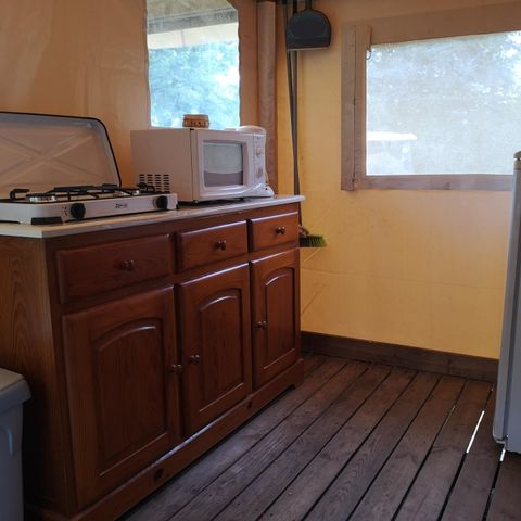 Lodge 4 personen - Safari-Lodge mit 2 Schlafzimmern für 2–4 Personen