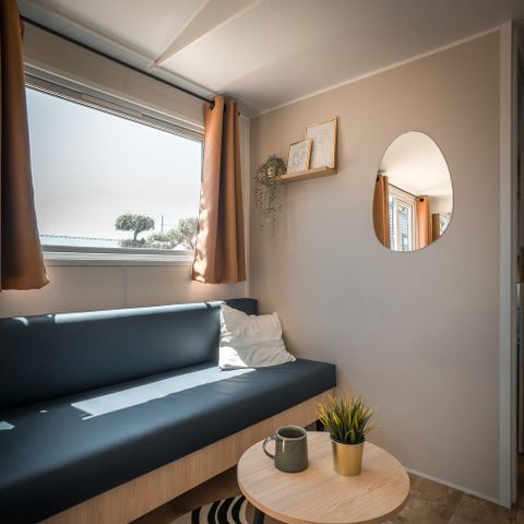 Mobilheim 6 personen - Mobilheim Premium – 3 Schlafzimmer mit Klimaanlage und Geschirrspüler, für 6 Personen