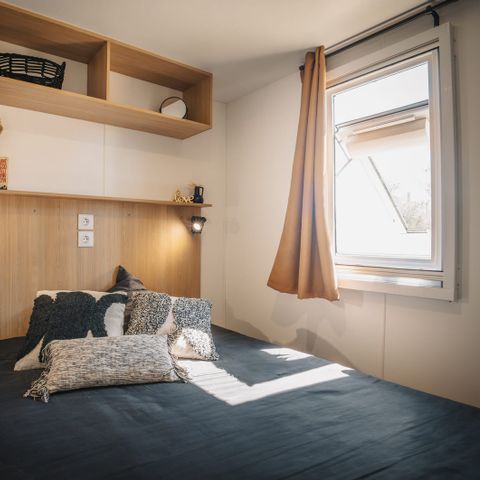 Mobilheim 6 Personen - Premium 3 Schlafzimmer mit Klimaanlage und Geschirrspüler