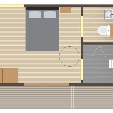 BUNGALOW 2 personnes - CABANE TABOO PMR