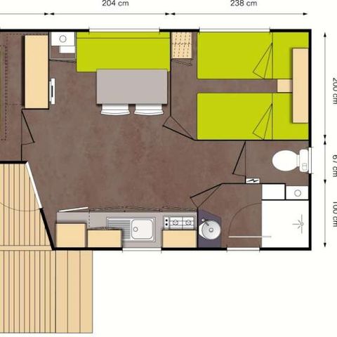 BUNGALOW 4 personnes - Ophéa - En arrivée le dimanche