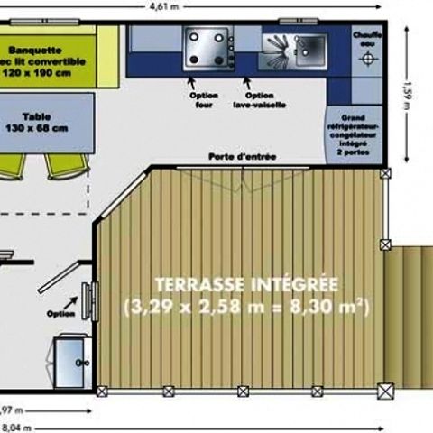 Mobile home 4 persons - SOLEO