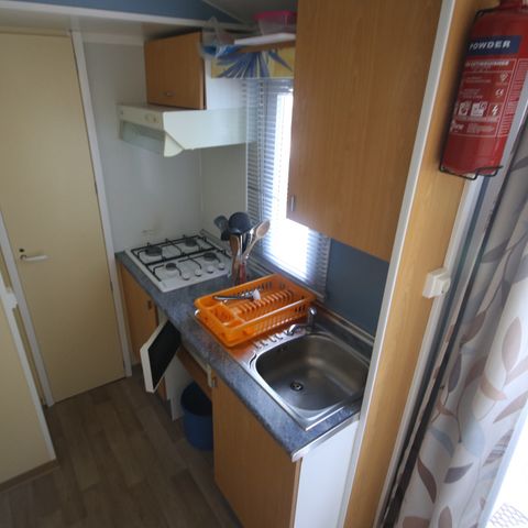 Mobilheim 3 personen - Mobilheim | Classic | 2 Zi. | 3 Pers. | Überdachte Terrasse | TV