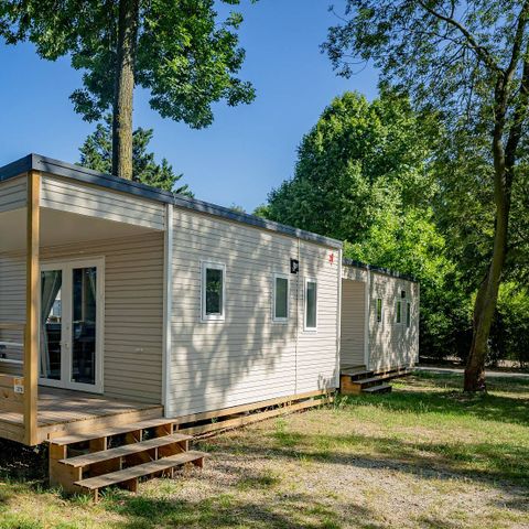 Mobilheim 2 personen - Mobilheim | Comfort | 1 Zi. | 2 Pers. | Überdachte Terrasse | Klima | TV