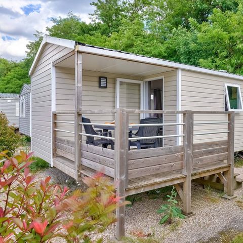 BUNGALOW 4 personnes - Mobil-home | Comfort | 2 Ch. | 4 Pers. | Terrasse simple | Clim. | TV