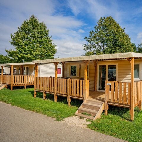 Mobilheim 6 personen - Mobilheim | Comfort | 3 Zi. | 6 Pers. | Überdachte Terrasse | TV