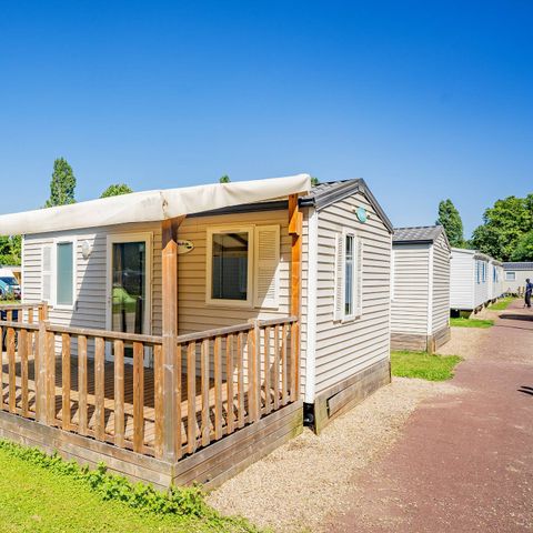 BUNGALOW 2 personnes - Mobil-home | Classic | 1 Ch. | 2 Pers. | Terrasse surélevée | 1 SDB | TV