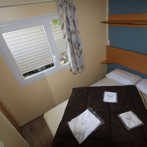 Stacaravan 3 personen - Mobile-home | Klassiek | 2 slaapkamers | 3 pers. | Verhoogd terras | 1 badkamer | TV