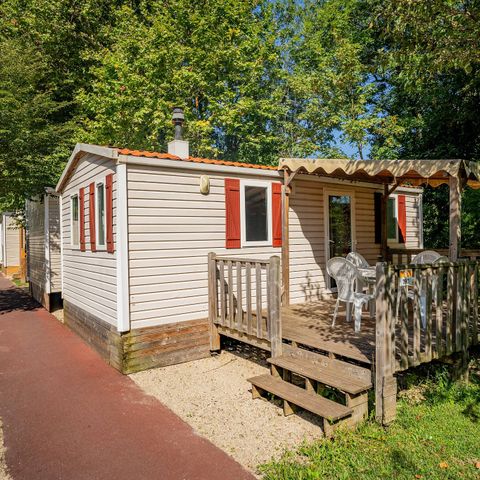 Mobile home 4 persons - Mobil-home | Classic | 2 Bedrooms | 4 Pers. | Raised terrace | Air conditioning | TV