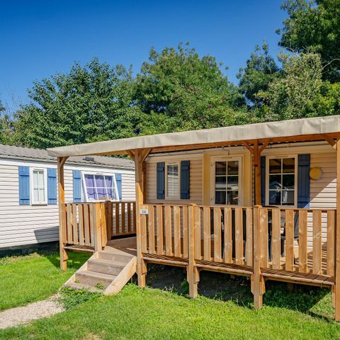 MOBILE HOME 4 people - Mobile-home | Classic | 2 Bedrooms | 4 Pers. | Raised terrace | 2 bathrooms | TV