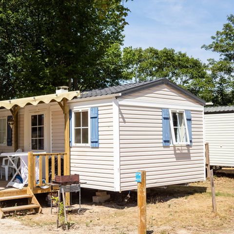 Stacaravan 5 personen - Mobile-home | Klassiek | 3 slaapkamers | 5 personen | Verhoogd terras | 1 badkamer | TV